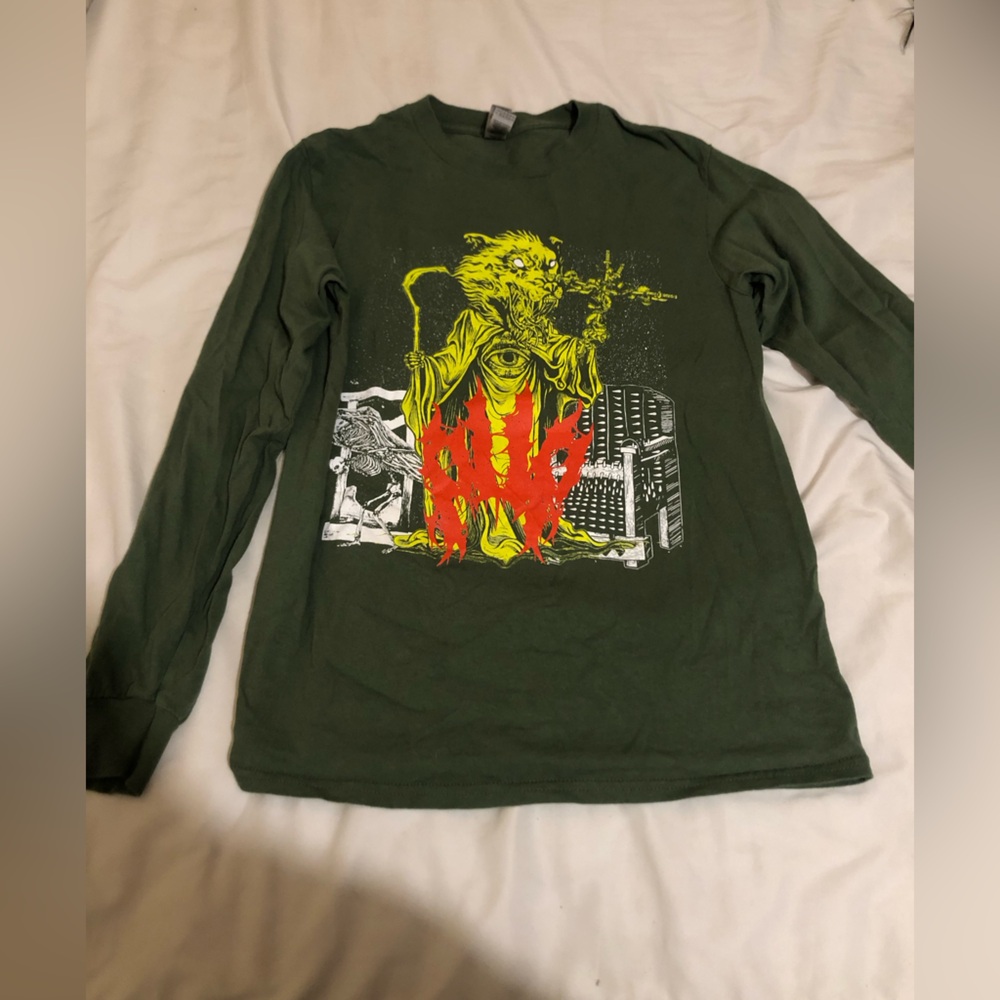 Graphic Long Sleeve Tee - Green